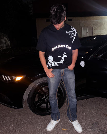 CAMISETA NEGRA REFLECTIVE CONTACT