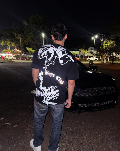 CAMISETA NEGRA REFLECTIVE CONTACT