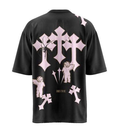 CAMISETA NEGRA SUPERANGELSSSTARSSS