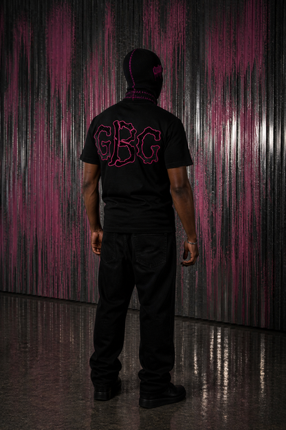 CAMISETA NEGRA GBC GEM BONES