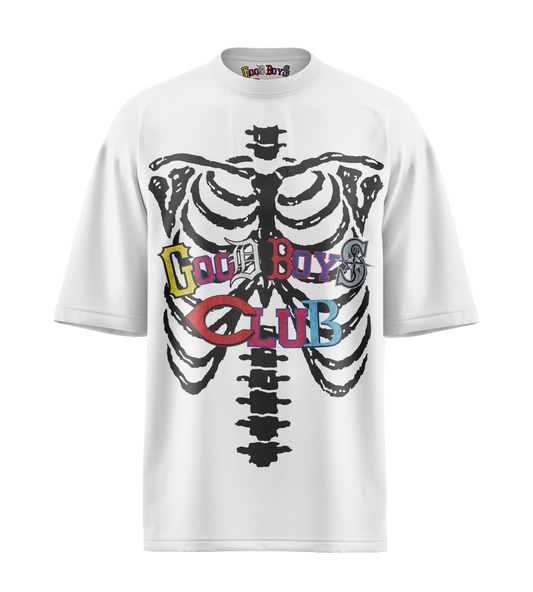 CAMISETA BLANCA GBC SKELETTON SPORTS